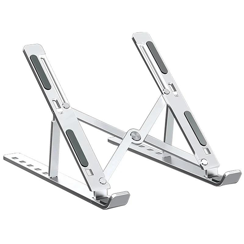 Premium Aluminum Adjustable and Foldable Laptop Stand for 9 to 15.6 Inch Devices
