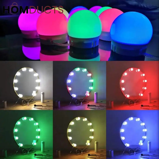 10 Bulbs RGB Vanity Light