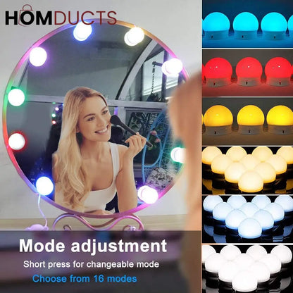 10 Bulbs RGB Vanity Light