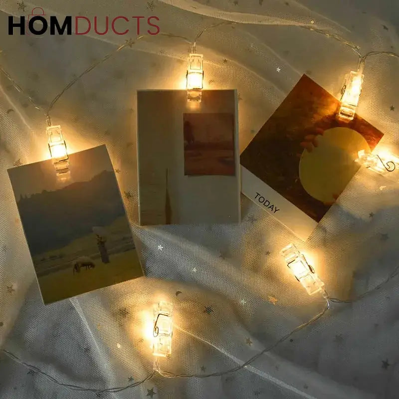 10 Led Photo Clip Fairy Light