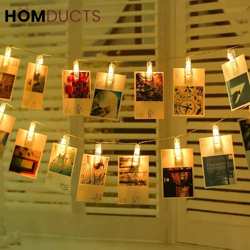 10 Led Photo Clip Fairy Light