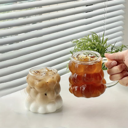 Heat Resistant Glass Coffee Mug - With/Without Handle, Perfect for Hot Beverages