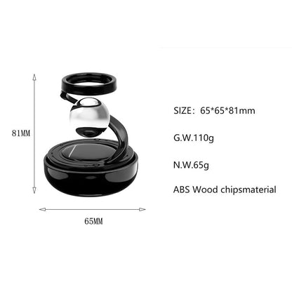 Luxury Magnetic Floating Car Showpiece – Premium Black & Silver Design