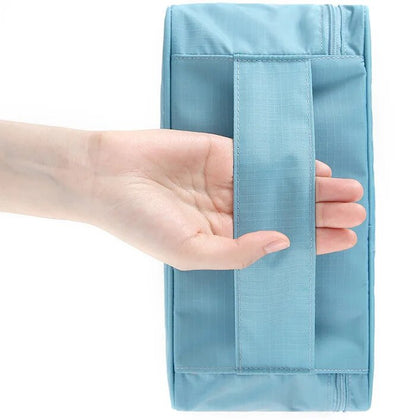 Travel Underwear and Bra Organizer Bag – Portable Lingerie Storage Pouch with Compartments for Socks, Panties, and Bras
