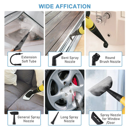 Handheld Steam Cleaner Machine with Multi Attachments – High Pressure Cleaning Steamer
