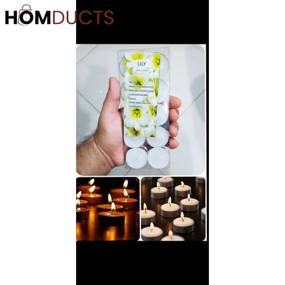 10pcs Tea Light Scented Candles
