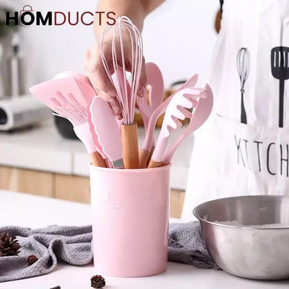 12 Pcs Silicone Utensil Set