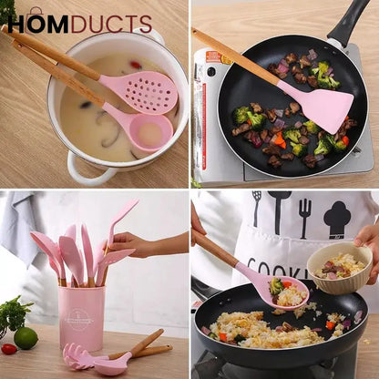 12 Pcs Silicone Utensil Set