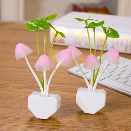 LED Mushroom Night Light – Automatic Sensor Control – Energy Efficient