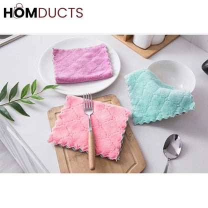 12pcs Super Absorbent Kitchen Cleaning Towel