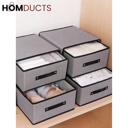 2 Drawer Fabric Storage Box