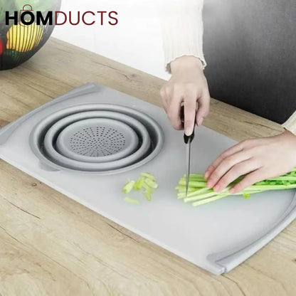 2 In 1 Over The Sink Cutting Board