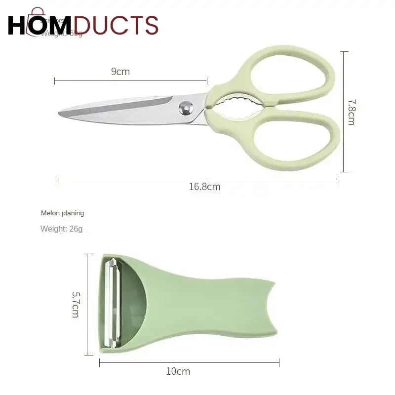 2 in 1 Peeler With Scissor