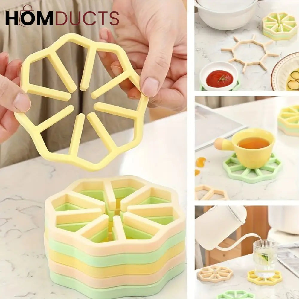 2 in 1 Silicone Heat Insulation Matts (Pair Set)