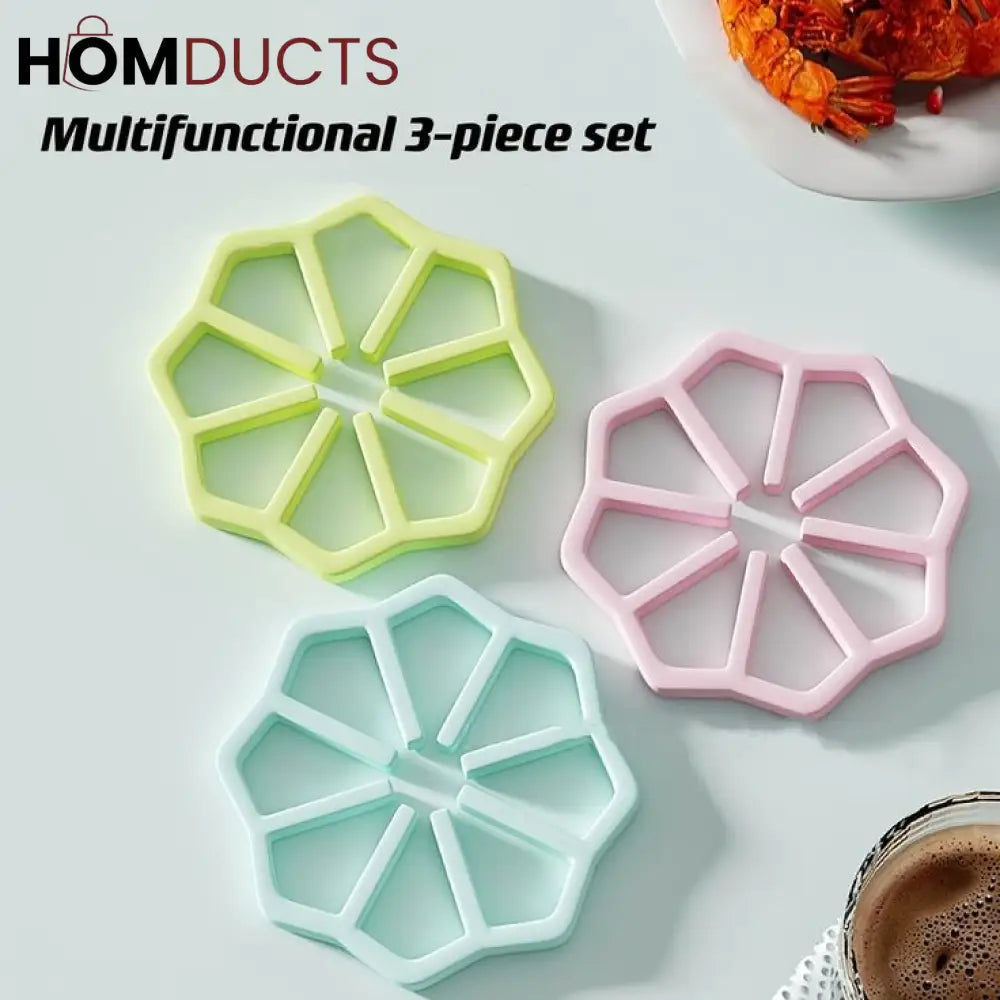 2 in 1 Silicone Heat Insulation Matts (Pair Set)