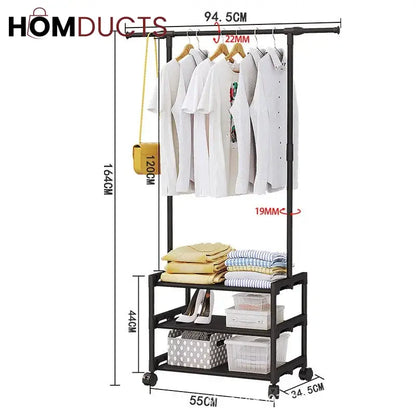 2 layer Attachable Cloth Rack