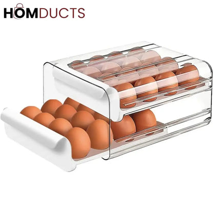 2 Layer Drawer Egg Storage Box