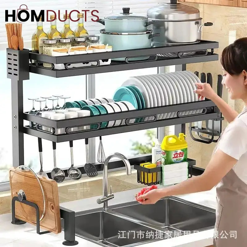 2 layer Over Sink Rack