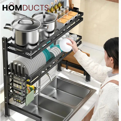 2 layer Over Sink Rack