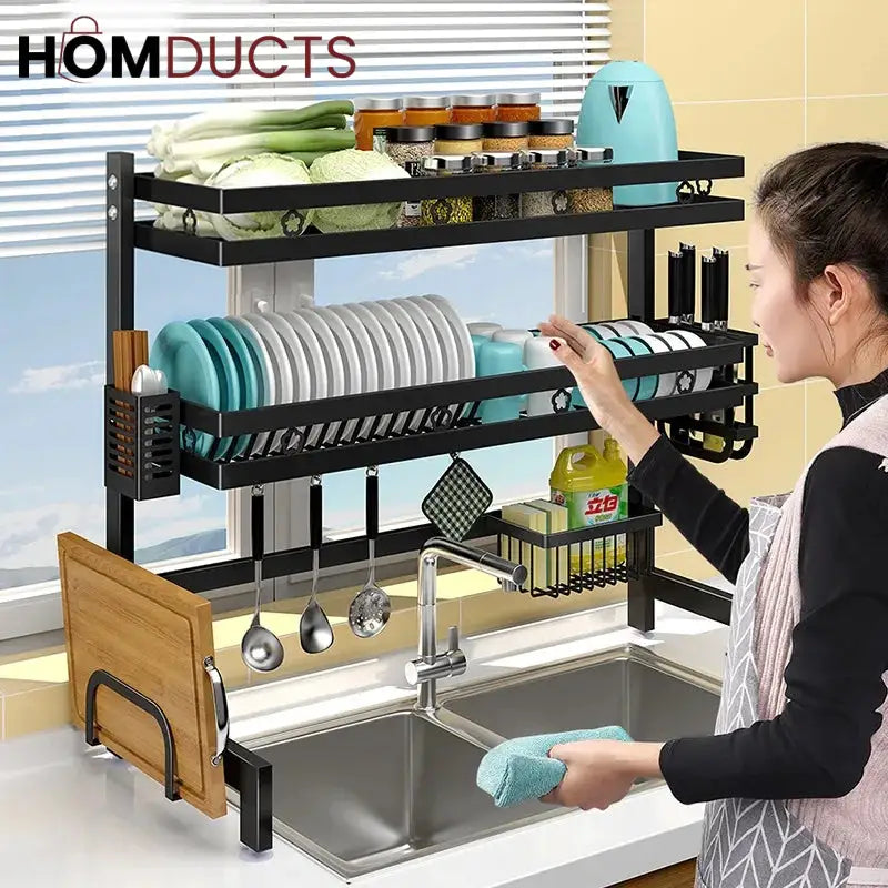 2 layer Over Sink Rack