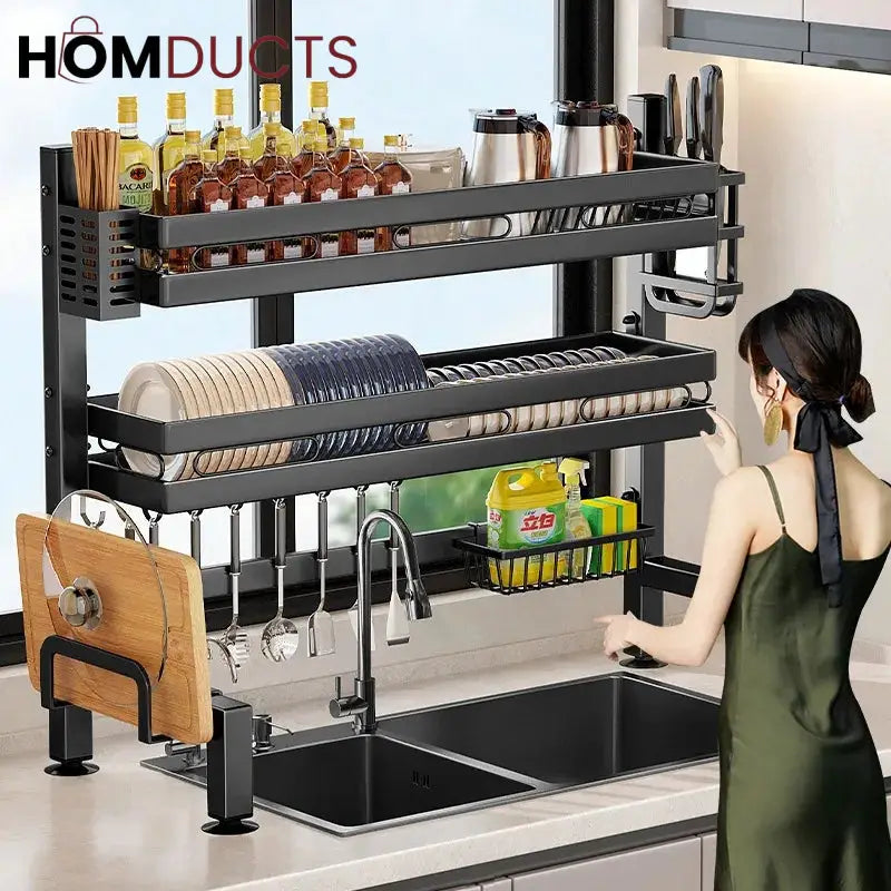 2 layer Over Sink Rack