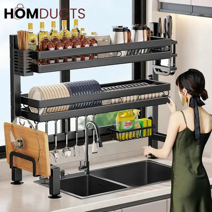 2 layer Over Sink Rack
