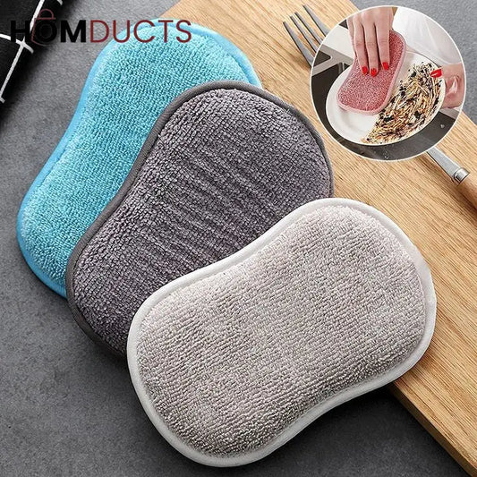 2 Sides Scrub Sponge Dishwasher (2pcs)