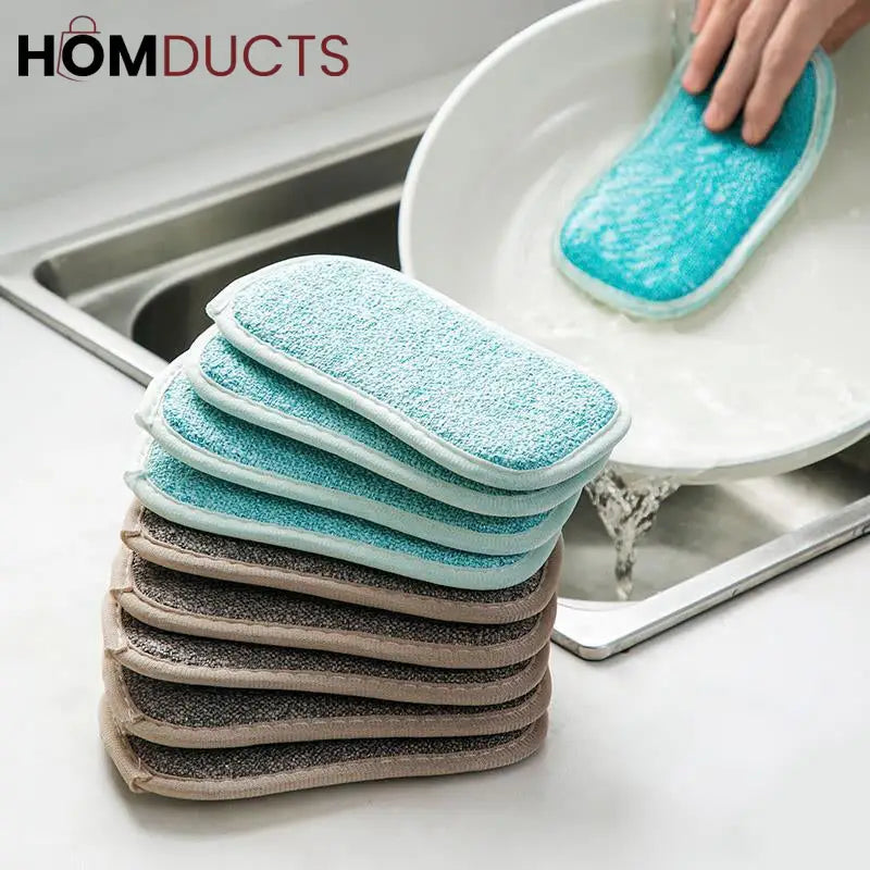 2 Sides Scrub Sponge Dishwasher (2pcs)