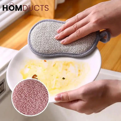 2 Sides Scrub Sponge Dishwasher (2pcs)