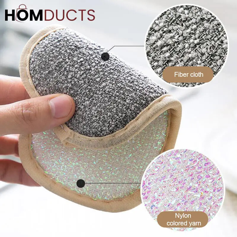 2 Sides Scrub Sponge Dishwasher (2pcs)