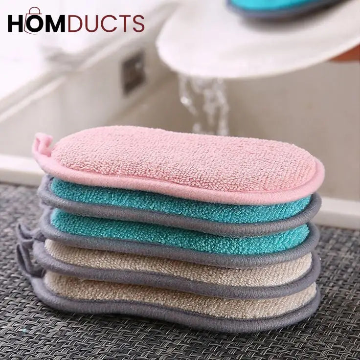 2 Sides Scrub Sponge Dishwasher (2pcs)