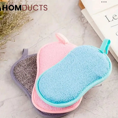 2 Sides Scrub Sponge Dishwasher (2pcs)