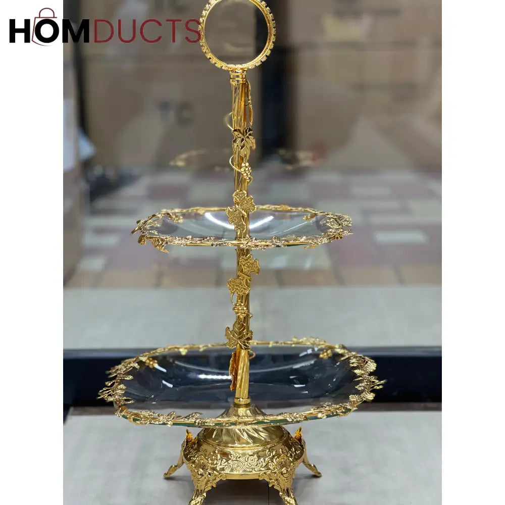 2 Tier Desert Decoration Stand