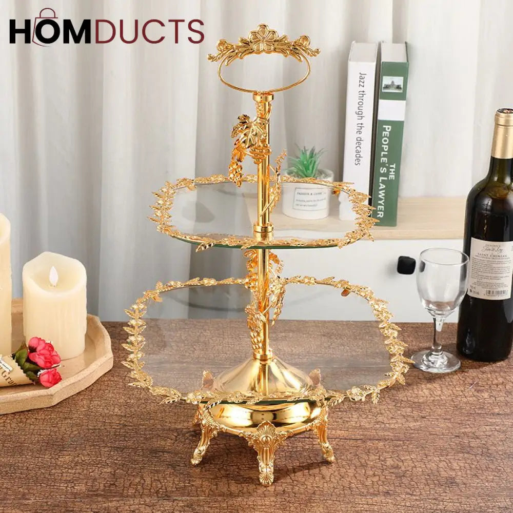 2 Tier Desert Decoration Stand