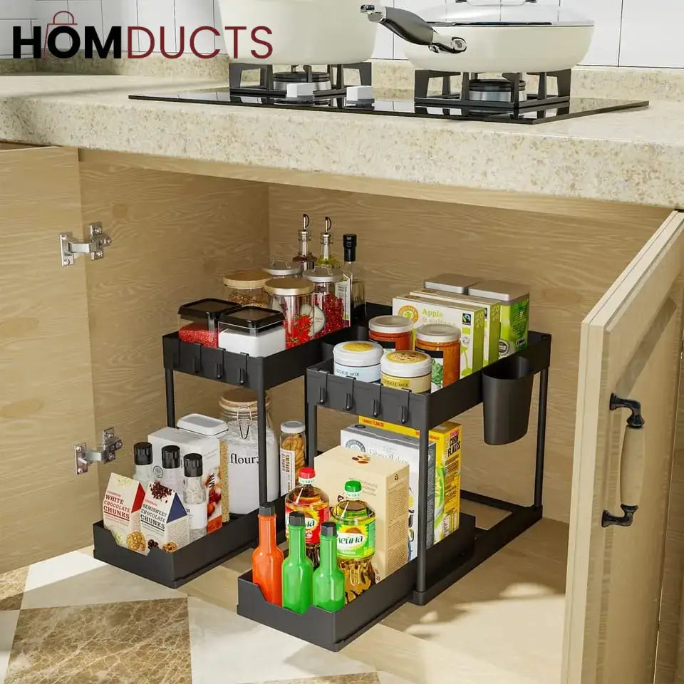 2 Tier Kitchen and Undersink Organizer