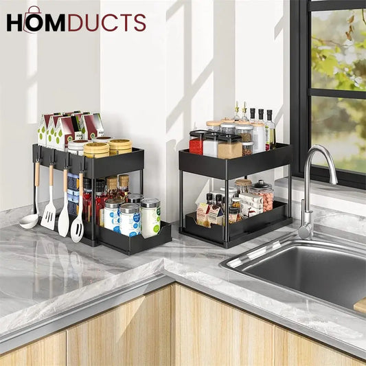 2 Tier Kitchen and Undersink Organizer