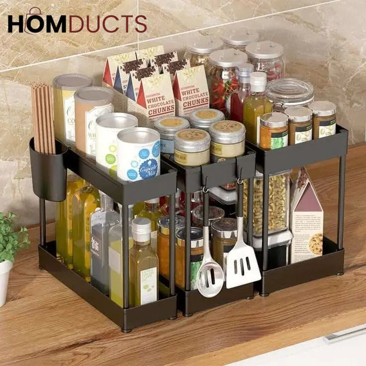 2 Tier Kitchen and Undersink Organizer