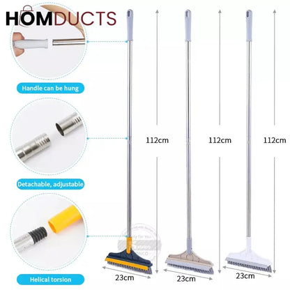 2in1 Floor Scrubber Wiper Brush