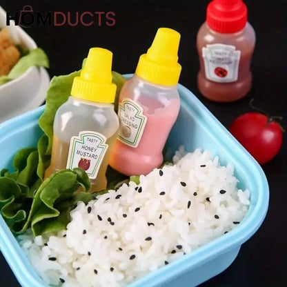 2pcs Mini Sauce Bottles