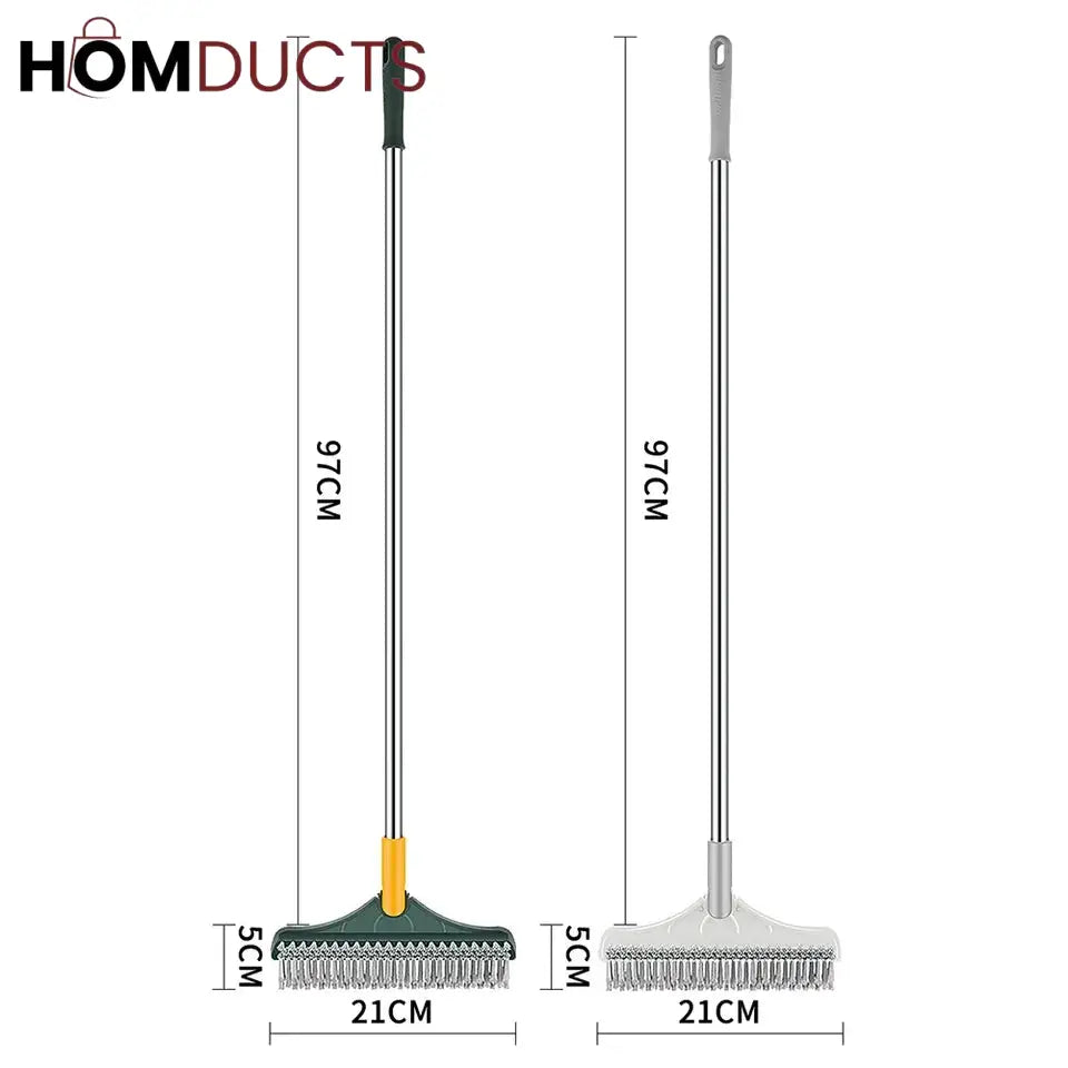 3 in 1 Floor Scrubber Wiper Brush