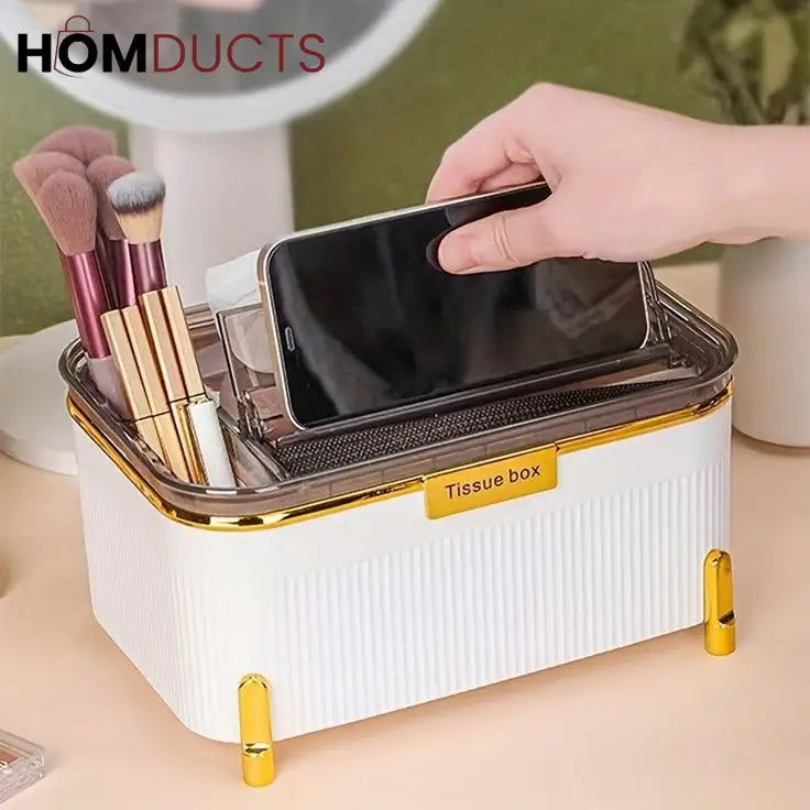 3 in 1 Multifunctional Desktop Tissue Box
