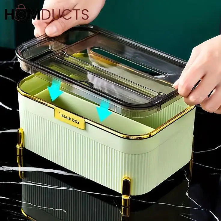 3 in 1 Multifunctional Desktop Tissue Box