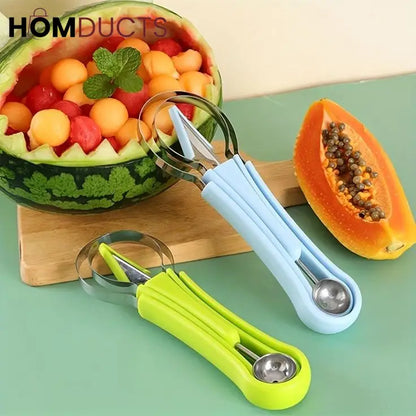 3 in 1 Stainless Steel Fruit Knife