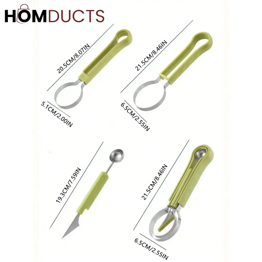 3 in 1 Stainless Steel Fruit Knife