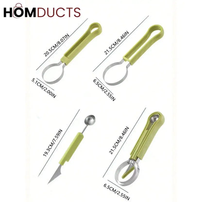 3 in 1 Stainless Steel Fruit Knife