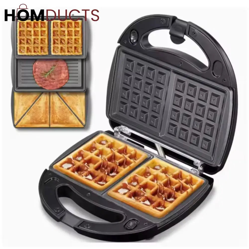 3 in 1 Waffle Grill And Sandwich Maker