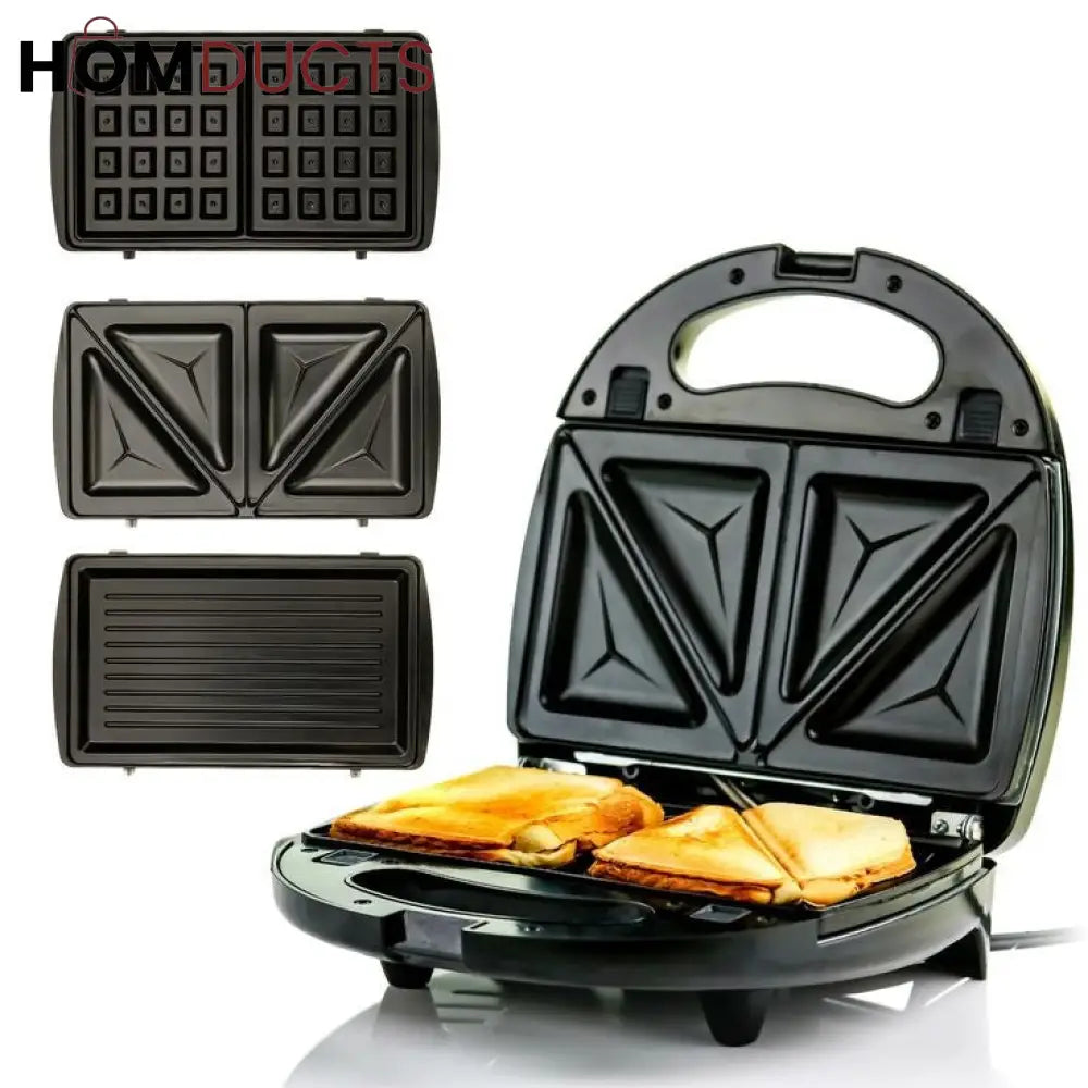 3 in 1 Waffle Grill And Sandwich Maker
