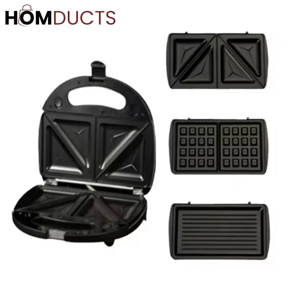 3 in 1 Waffle Grill And Sandwich Maker