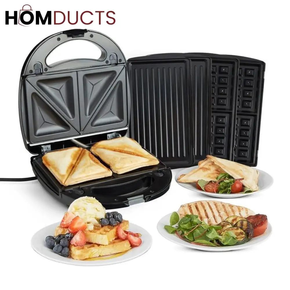 3 in 1 Waffle Grill And Sandwich Maker