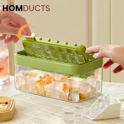 32Grid Silicone Ice Mold With Storage Box